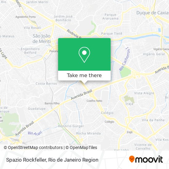 Spazio Rockfeller map