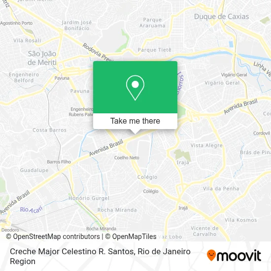 Creche Major Celestino R. Santos map