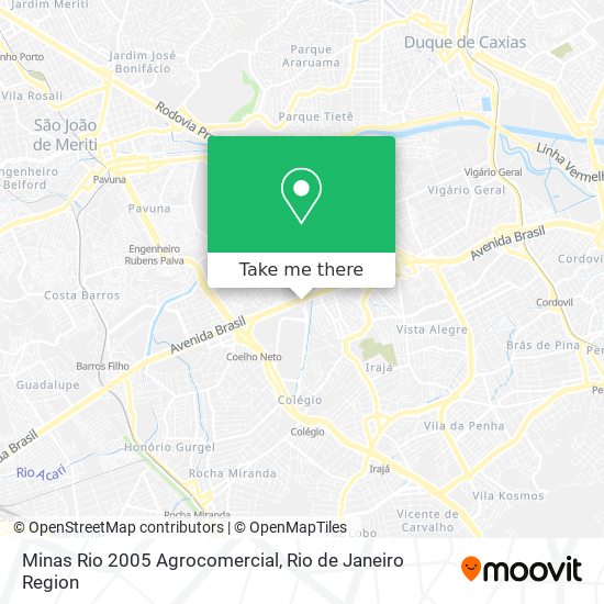 Minas Rio 2005 Agrocomercial map