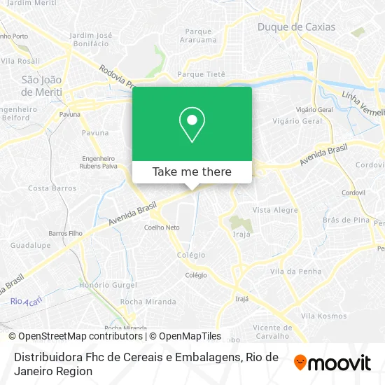 Distribuidora Fhc de Cereais e Embalagens map