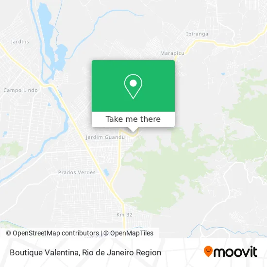 Boutique Valentina map