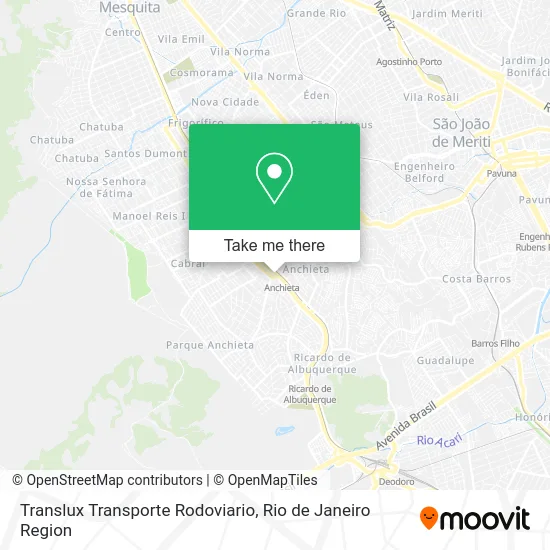 Translux Transporte Rodoviario map