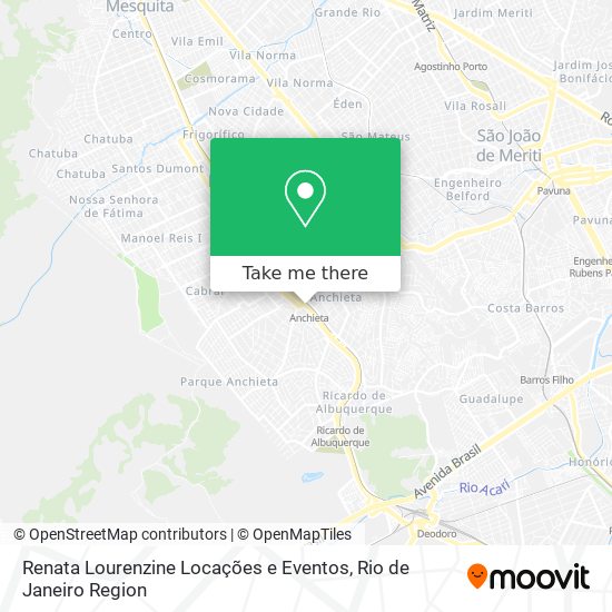 Renata Lourenzine Locações e Eventos map