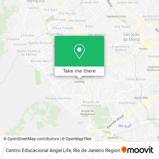 Mapa Centro Educacional Angel Life