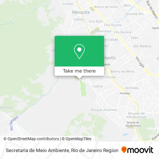 Secretaria de Meio Ambiente map