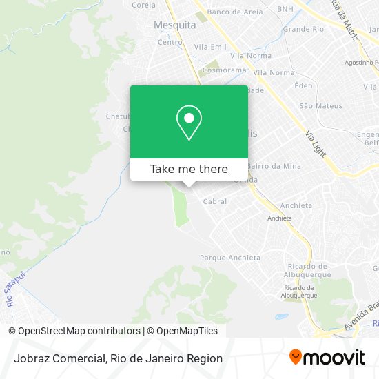 Jobraz Comercial map