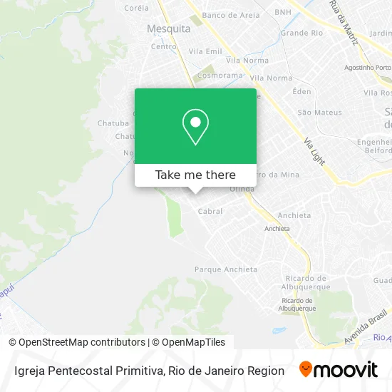 Igreja Pentecostal Primitiva map