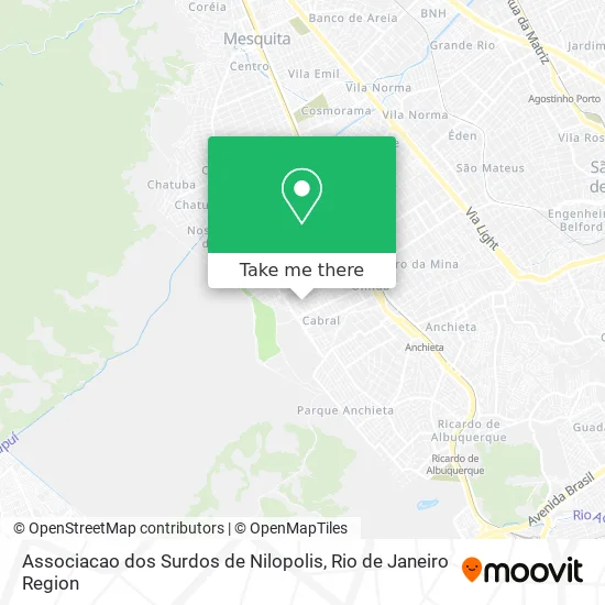 Associacao dos Surdos de Nilopolis map