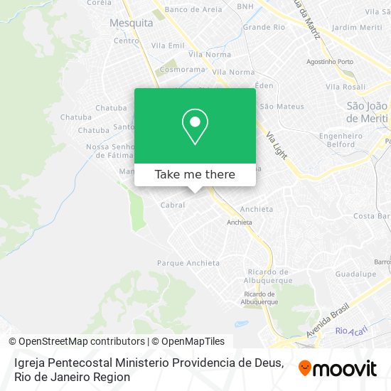 Igreja Pentecostal Ministerio Providencia de Deus map