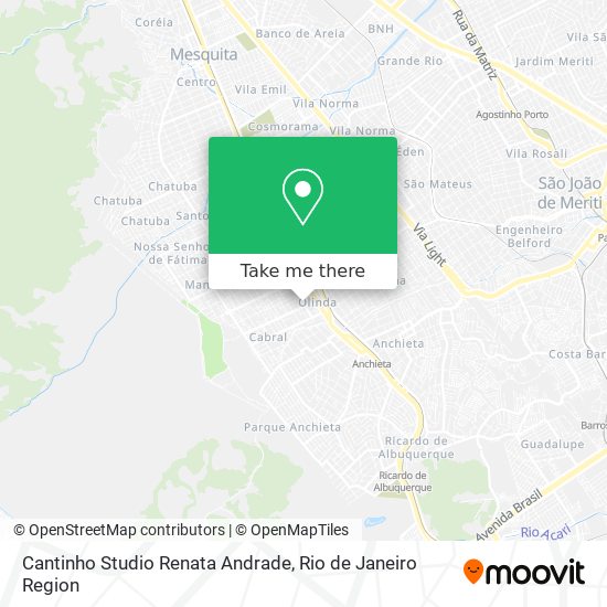 Cantinho Studio Renata Andrade map