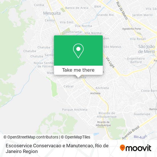 Escoservice Conservacao e Manutencao map