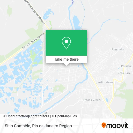 Sitio Campêlo map