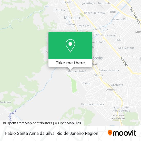 Fábio Santa Anna da Silva map