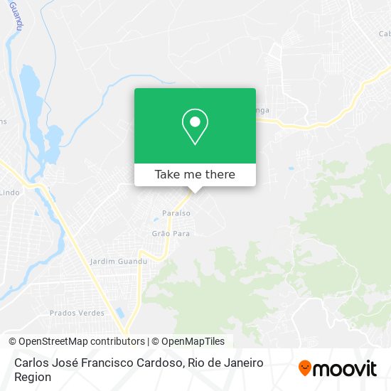 Carlos José Francisco Cardoso map