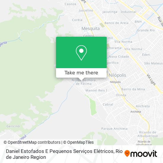 Mapa Daniel Estofados E Pequenos Serviços Elétricos