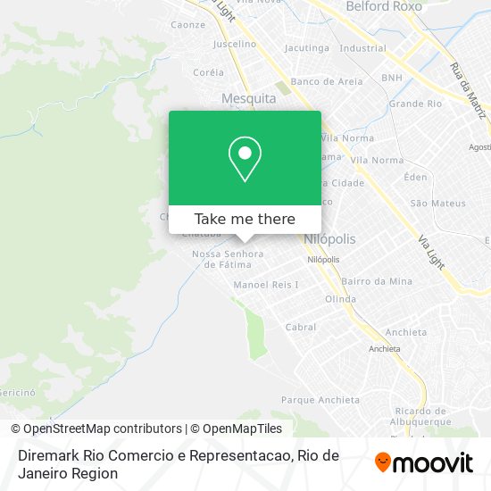 Diremark Rio Comercio e Representacao map