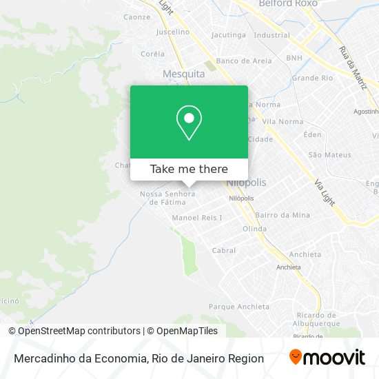 Mapa Mercadinho da Economia