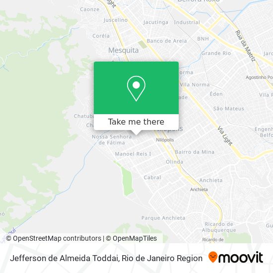 Jefferson de Almeida Toddai map