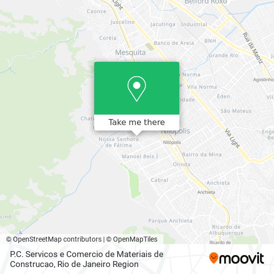 P.C. Servicos e Comercio de Materiais de Construcao map