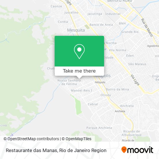 Restaurante das Manas map