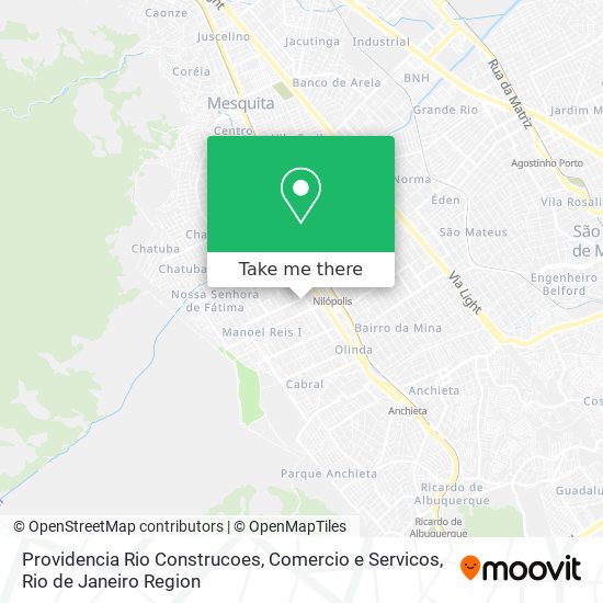 Providencia Rio Construcoes, Comercio e Servicos map