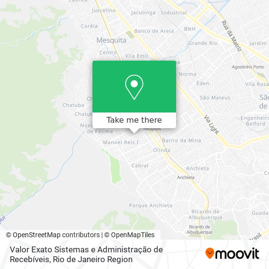 Mapa Valor Exato Sistemas e Administração de Recebíveis