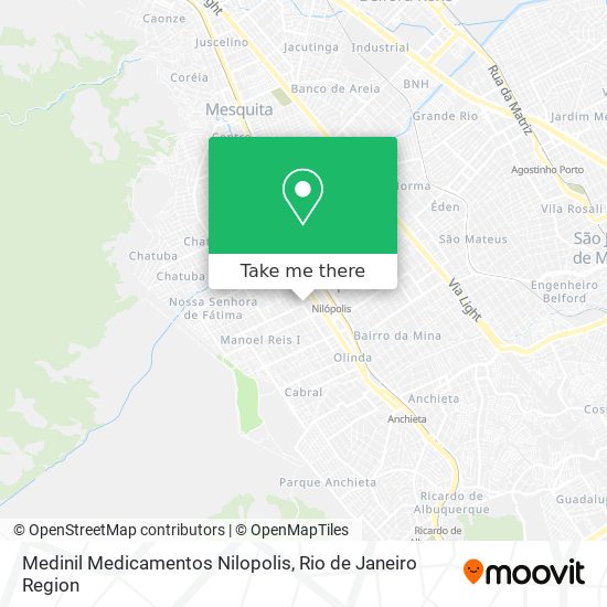 Mapa Medinil Medicamentos Nilopolis