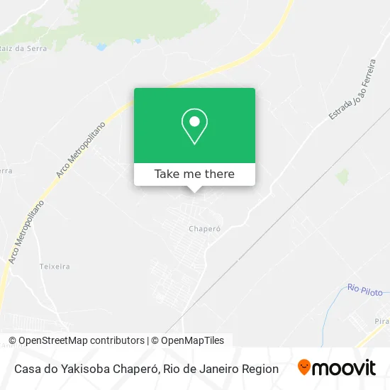 Casa do Yakisoba Chaperó map