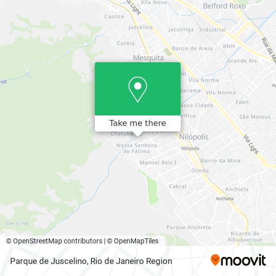 Parque de Juscelino map