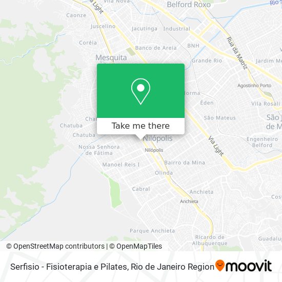 Serfisio - Fisioterapia e Pilates map