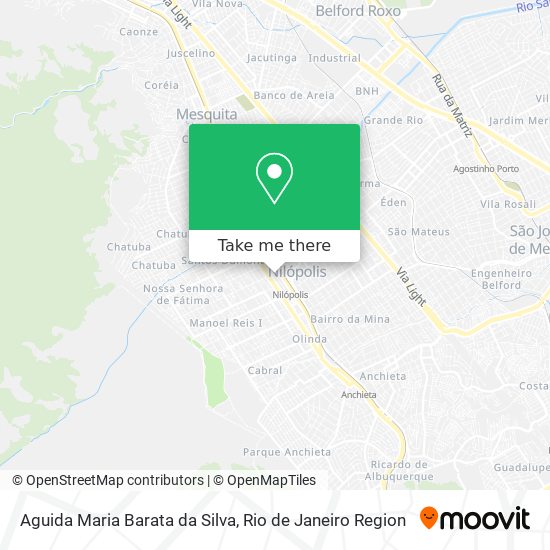 Aguida Maria Barata da Silva map