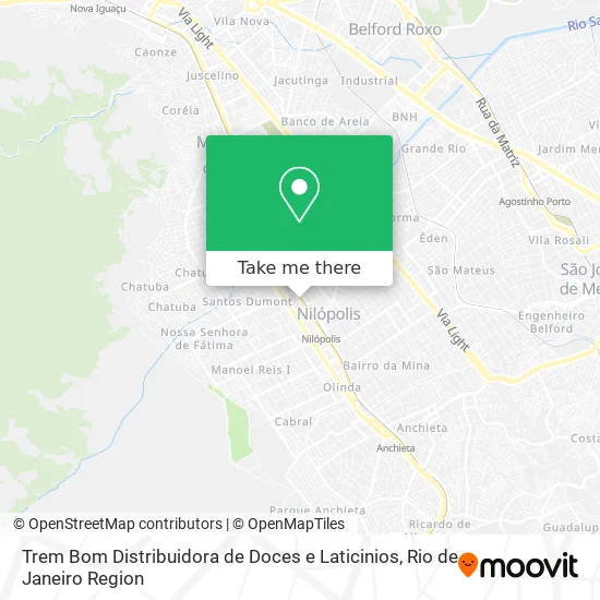 Trem Bom Distribuidora de Doces e Laticinios map