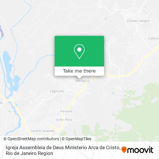 Igreja Assembleia de Deus Ministerio Arca de Cristo map