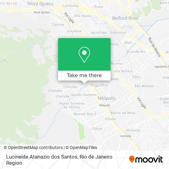 Lucineide Atanazio dos Santos map