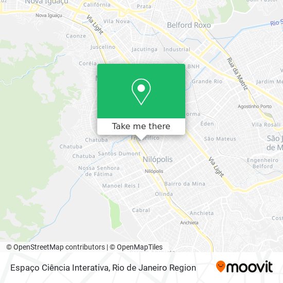 Espaço Ciência Interativa map