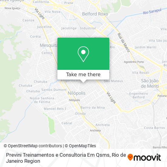 Previni Treinamentos e Consultoria Em Qsms map