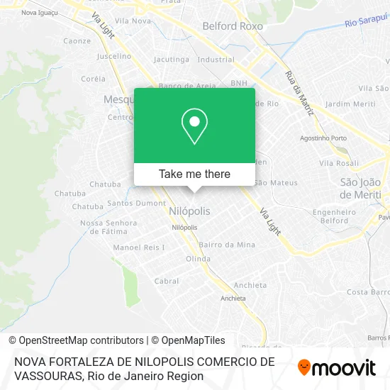 NOVA FORTALEZA DE NILOPOLIS COMERCIO DE VASSOURAS map