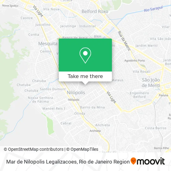 Mar de Nilopolis Legalizacoes map