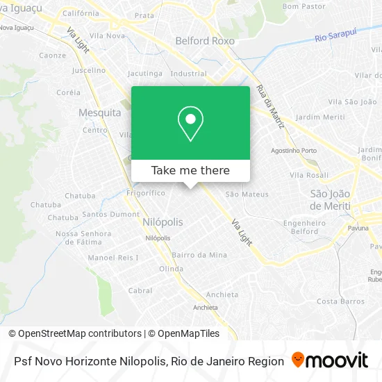 Psf Novo Horizonte Nilopolis map