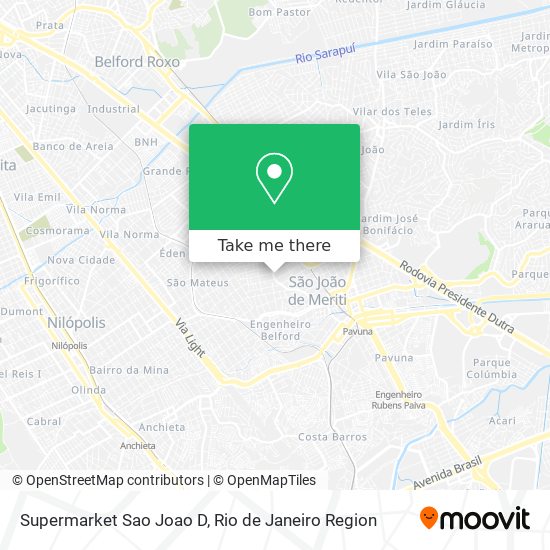 Supermarket Sao Joao D map