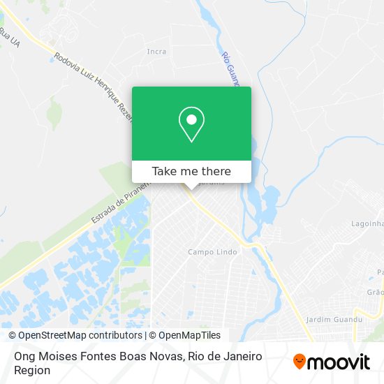 Ong Moises Fontes Boas Novas map