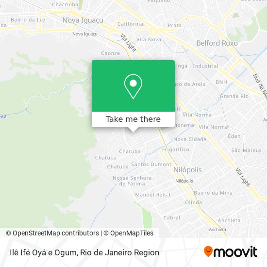 Ilê Ifé Oyá e Ogum map