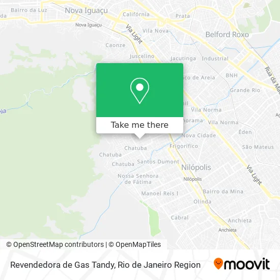 Revendedora de Gas Tandy map