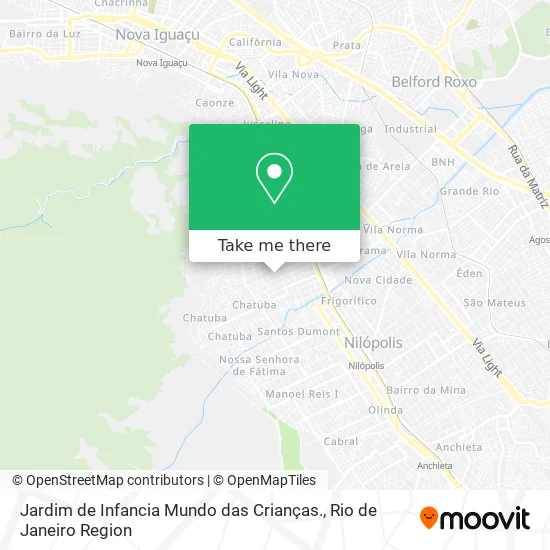 Jardim de Infancia Mundo das Crianças. map