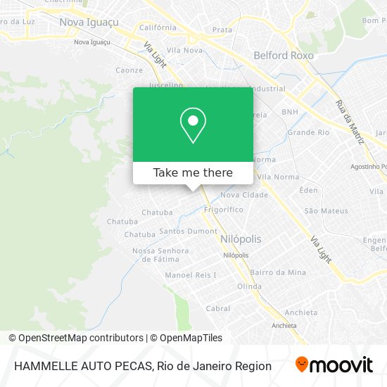 HAMMELLE AUTO PECAS map