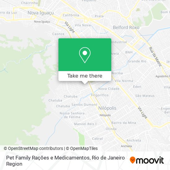 Pet Family Rações e Medicamentos map