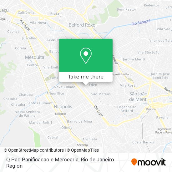 Q Pao Panificacao e Mercearia map