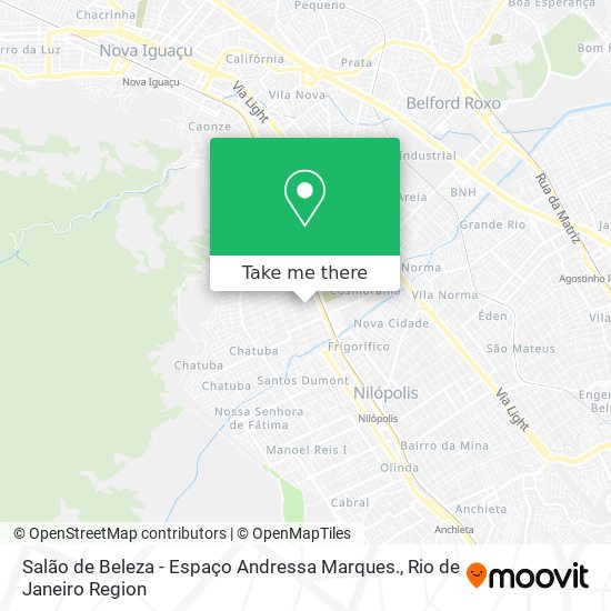 Salão de Beleza - Espaço Andressa Marques. map
