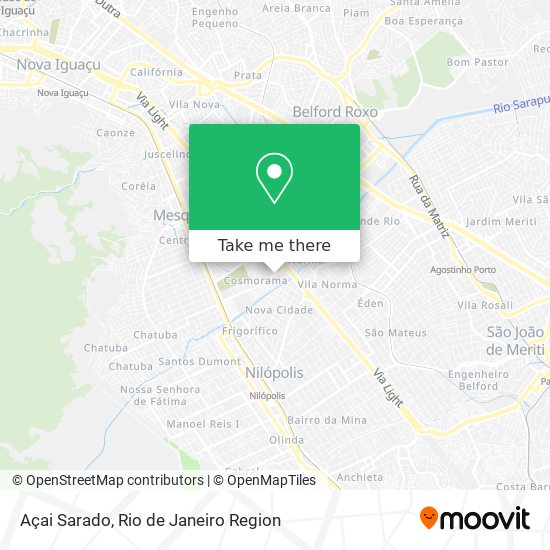 Açai Sarado map
