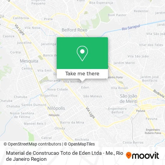 Material de Construcao Toto de Eden Ltda - Me. map